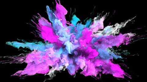 Video Stock A Tema Color Burst Colorful Magenta 100