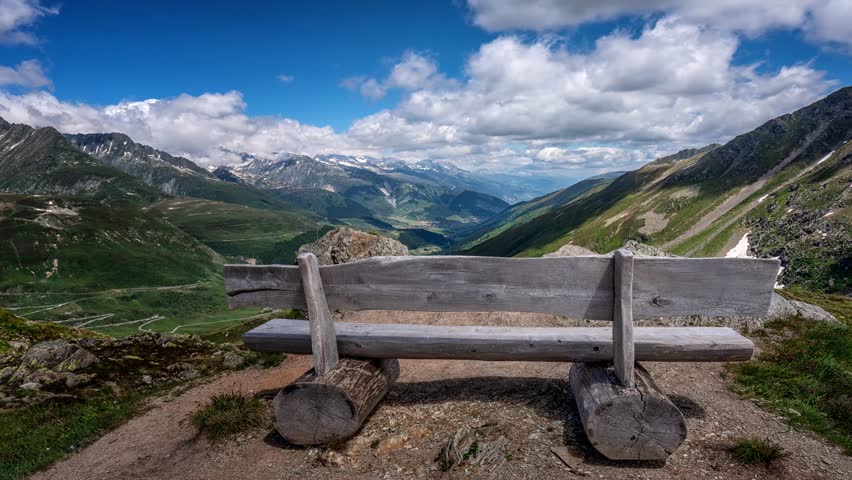 Overlook at the clouds in the Swiss Alps image - Free stock photo ...