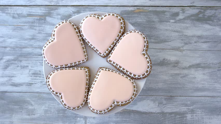 Heart Shaped Cookies image - Free stock photo - Public Domain photo ...