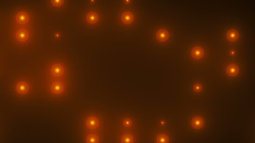Row of lights. Row of lights