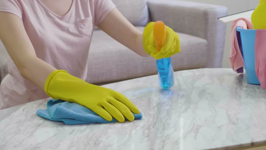 Focus On Housekeeper Hands Wearing Stock Footage Video 100 Royalty Free 1020238000 Shutterstock