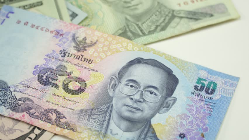Thai Money And Us Dollars Stock Footage Video 100 Royalty Free Thai Money And Us Dollars 4k