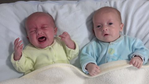 Baby Twins Boy Girl Stock Video Footage 4k And Hd Video Clips