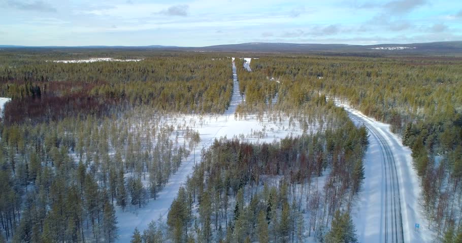 Frozen snowy landscape of the Arctic Circle image - Free stock photo ...