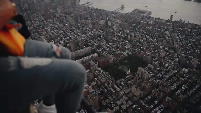 Helicopter Tour Over New York City With Doors Off And Legs Out Funny