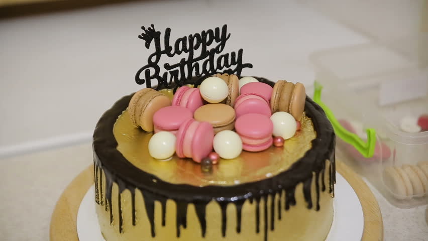 Birthday Party Table Celebration Showstopper Stock Footage Video
