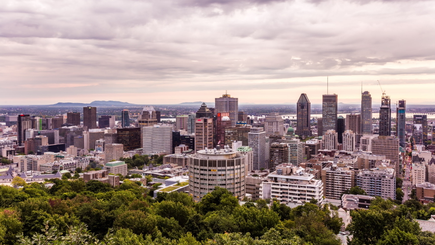 Panoramic Skyline of Montreal, Quebec, Canada image - Free stock photo ...