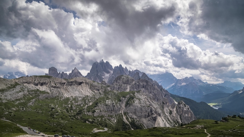 High Mountains landscape of the Dolomites, Italy image - Free stock ...