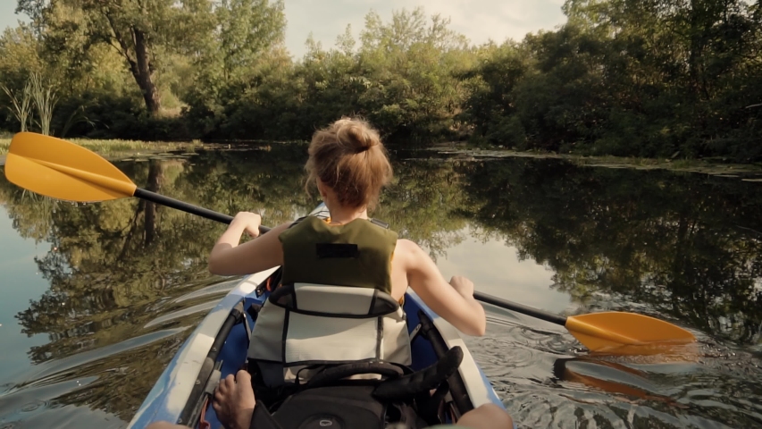 Canoe in a calm lake image - Free stock photo - Public Domain photo ...