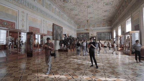 Doha Qatar Feb 2019 Crowd Stock Footage Video 100 Royalty