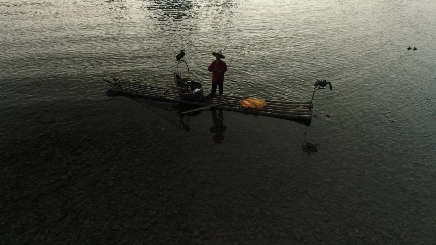 two-old-fisherman-on-fishing-rafts image - Free stock photo - Public ...