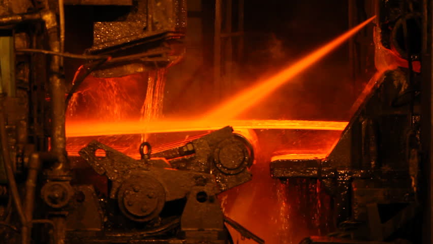 Metallurgy Ferroalloys Processing Plant. Stock Footage Video (100% ...