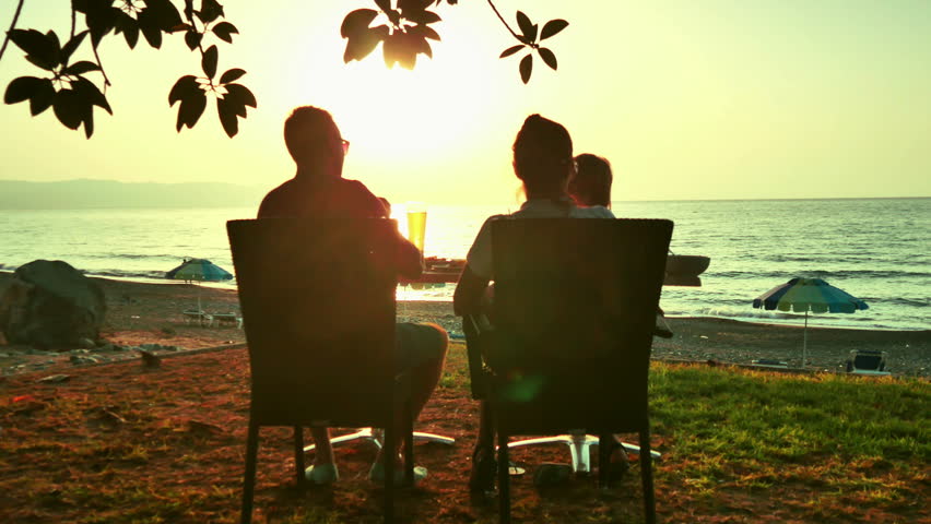 Romantic Dinner Beach Stock Footage Video | Shutterstock