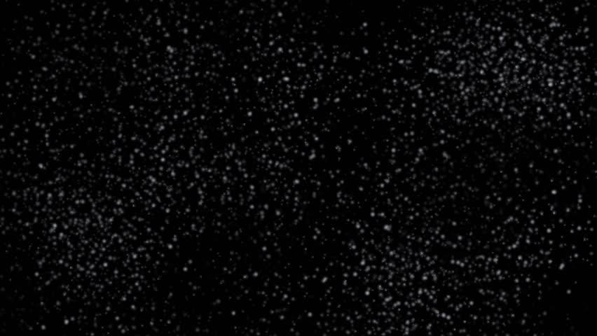 Isolated Snow Falling On Black Background Stock Footage Video 5223086