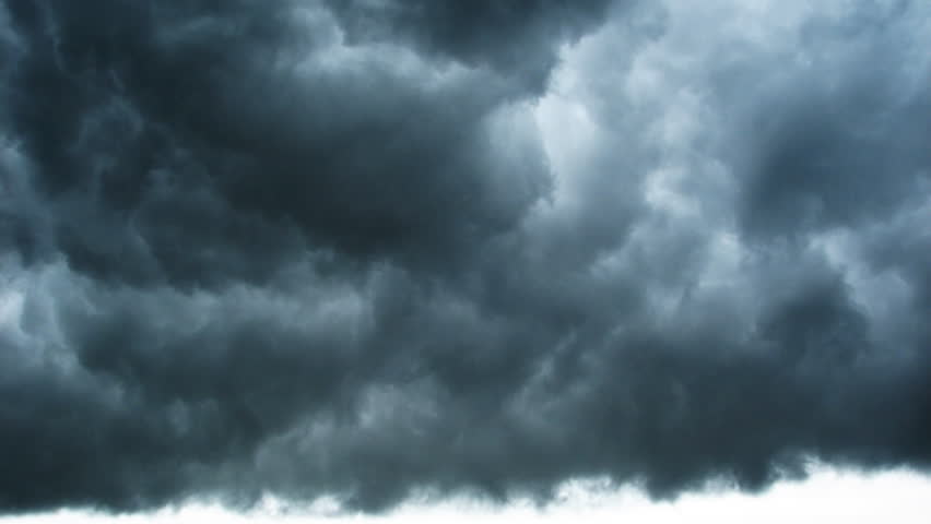 rain clouds, timelapse