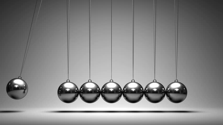 Time Lapse Animation As Newton S Cradle Stock Footage Video 956809