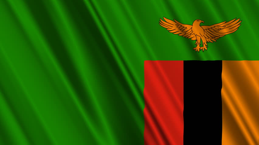 Stock video of zambia flag loop 1 | 1371130 | Shutterstock