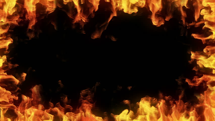 This Fire Border Animation Can Use For Any Video Production, TV ...