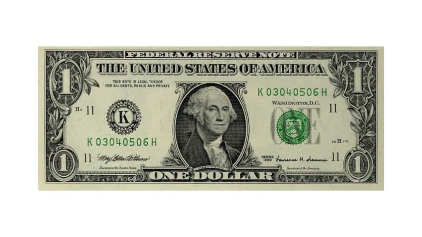 One Dollar Bill Stock Footage Video 100 Royalty Free 13840580 Shutterstock