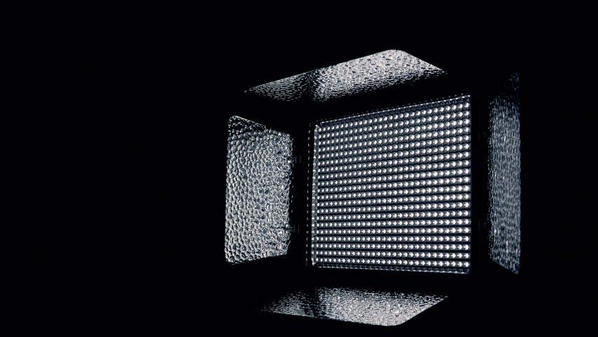 Stock video of professional led lighting equipment for photo | 13944500 ...