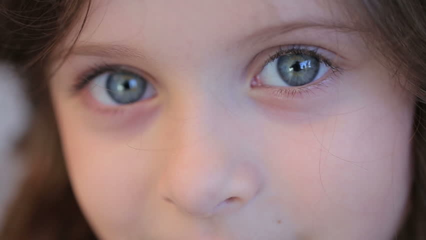 Young Girl With Beautiful Eyes, Unearthly Beauty Stock Footage Video 13929191 | Shutterstock