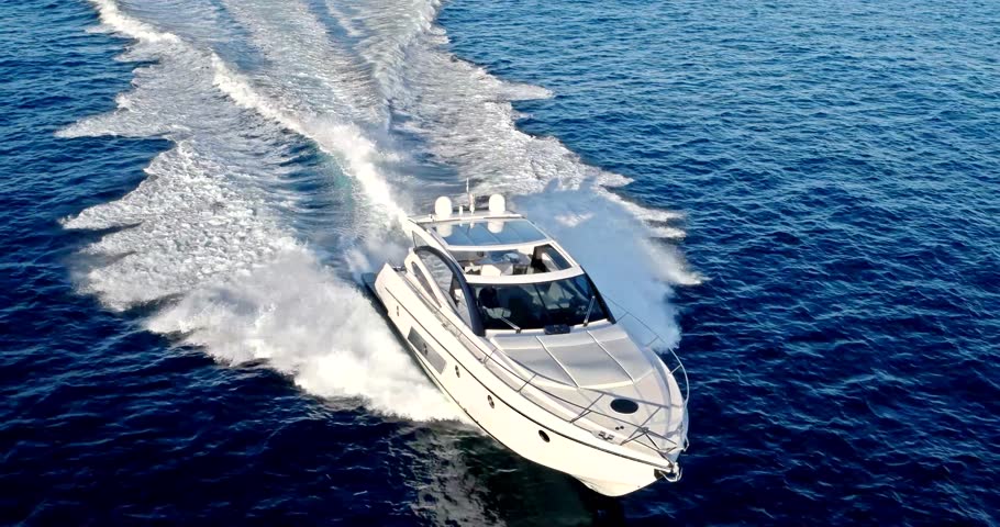 Motor Boat Luxury Yacht Stock Footage Video 100 Royalty Motor Boat Luxury Yacht Rio Best Italian Shipyard
