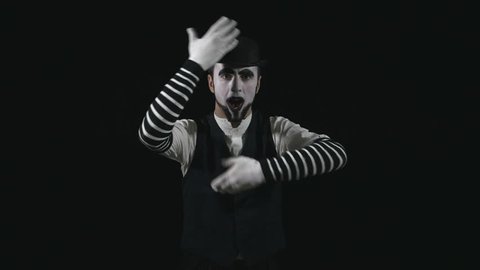 Young Funny Mime Changing Facial Expressions Stock Footage Video (100% Royalty-free) 14661550 | Shutterstock Young Funny Mime Changing Facial Expressions Stock Footage Video (100% Royalty-free) 14661550 | Shutterstock