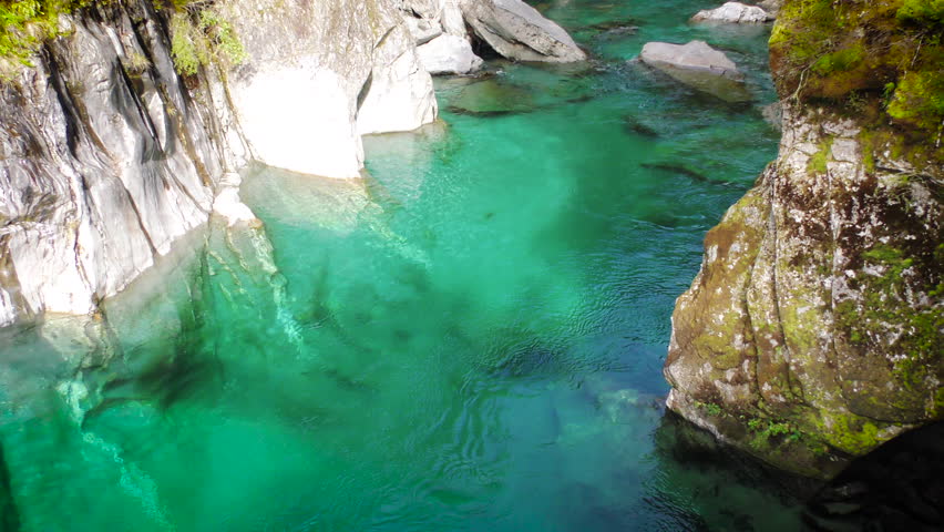 Blue Pools In Mount Aspiring Stock Footage Video 100 Royalty