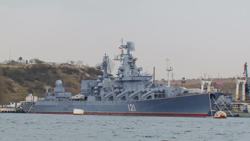 The Flagship Of The Russian Black Sea Fleet - The Missile Cruiser ...