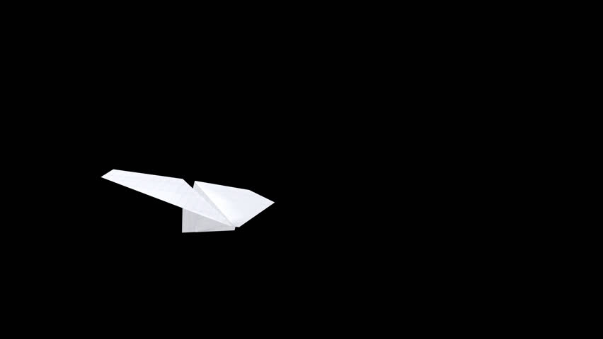 Flying Paper Airplane School Stock Footage Video 100