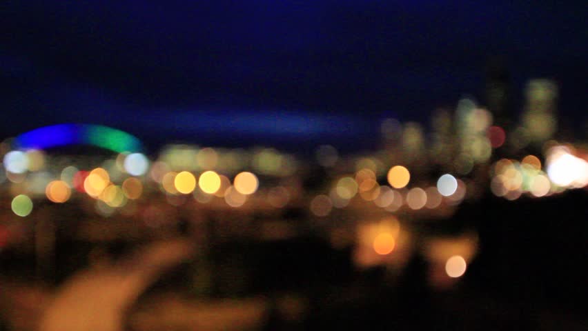 Blue Hour At Seattle From Stock Footage Video 100 Royalty Free 1558750 Shutterstock