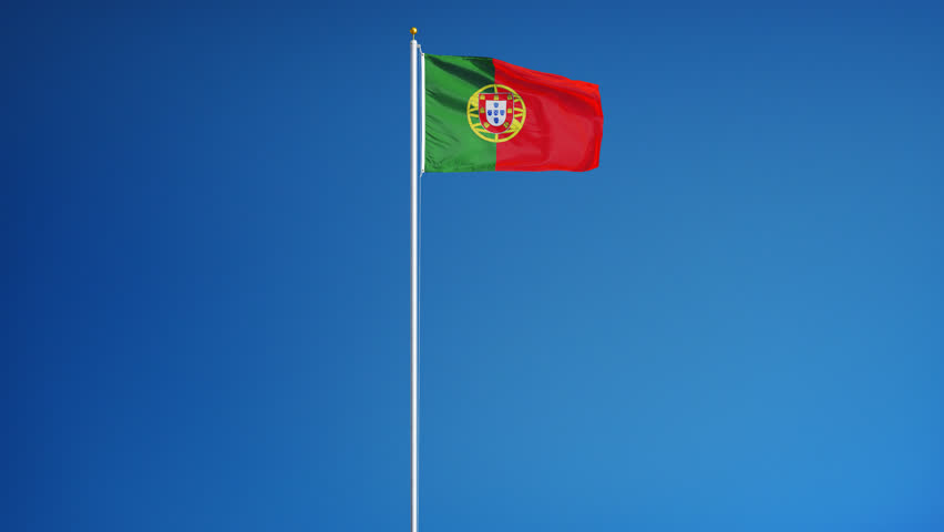 Portugal Flag Waving In Slow Stock Footage Video 100 Royalty Free 15610840 Shutterstock