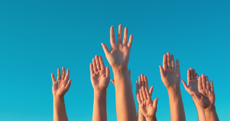 Header of democracy