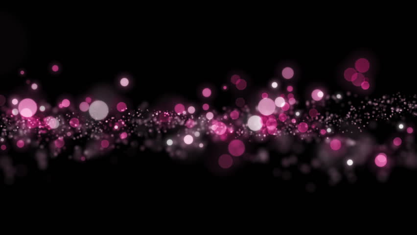 Space Pink Background With Particles Stock Footage Video 100