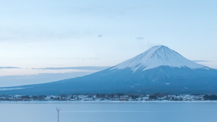 Stock Video Clip of 4K Time-lapse Movie Sunrise of mt. Fuji | Shutterstock