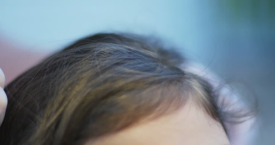 Lice In Childs Hair Women Stock Footage Video 100 Royalty Free