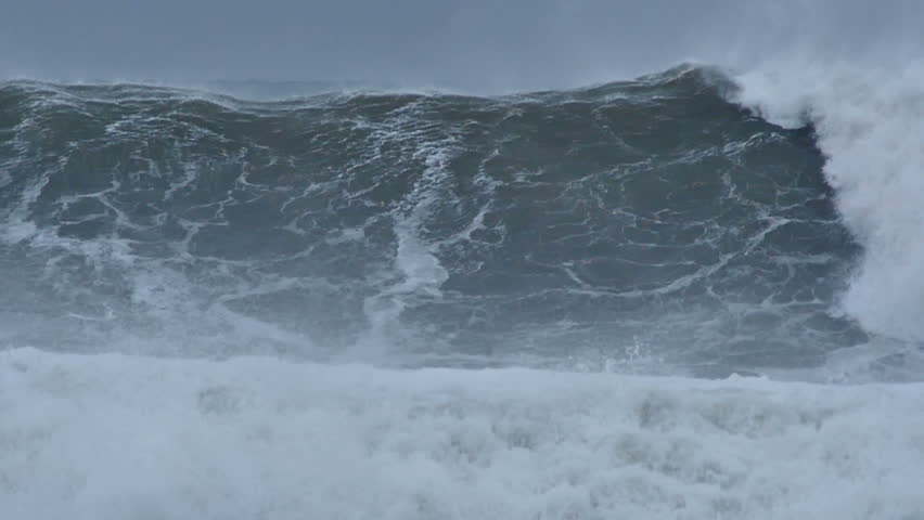 huge ocean waves during storms videos