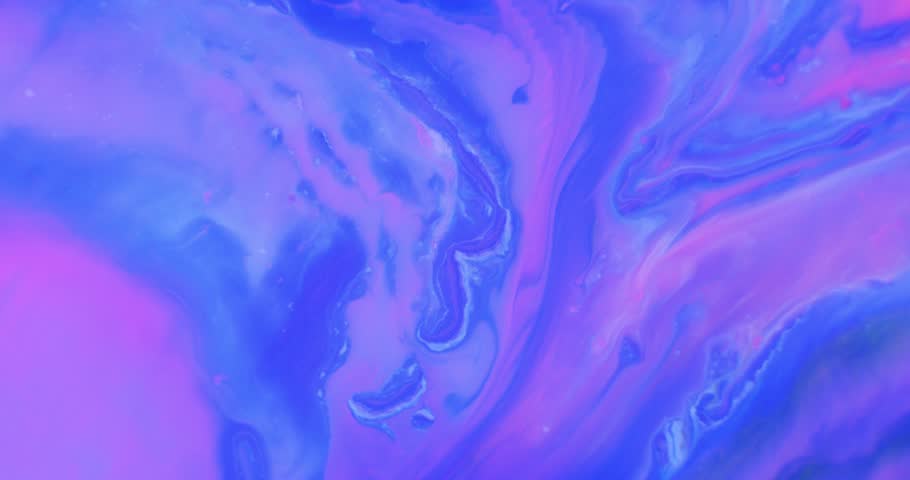 Background Of Blue Fluid Animation. Blue Mix Abstract Waves And Play Of ...