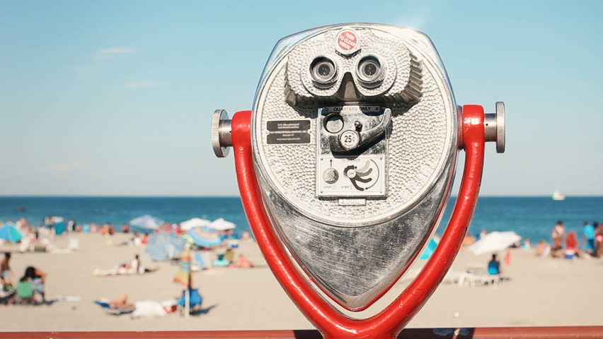 Image result for binocular viewer on beach