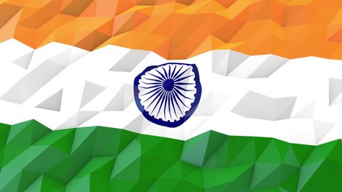 Flag India 3d Wallpaper Illustration National Stock Footage Video (100%  Royalty-free) 18971980 | Shutterstock