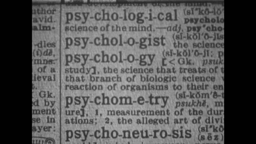 Header of psychometry