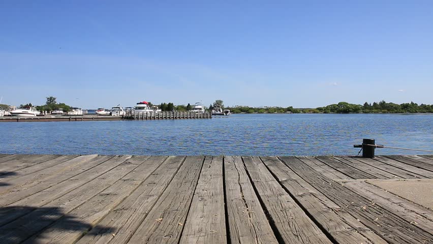 Hd00 13orillia Waterfront Boardwalk Along Lake Couchiching In