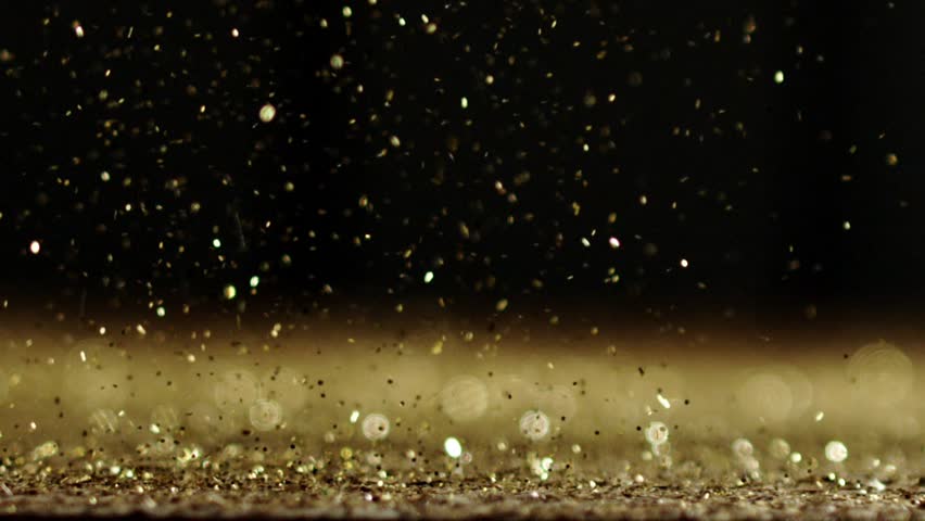 Particles Gold Glitter Awards Dust Abstract Background Vj Loop Stock ...