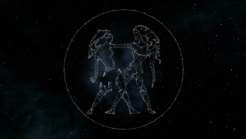 Gemini - Sign Of The Zodiac - Loop Able Background Stock Footage Video ...