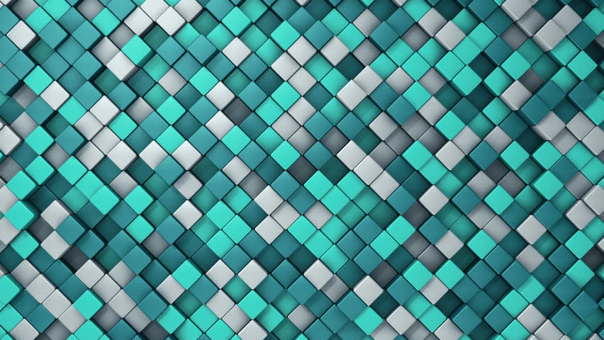 Looping Animations Of A Blue And Yellow Checkerboard Design. Vídeo ...