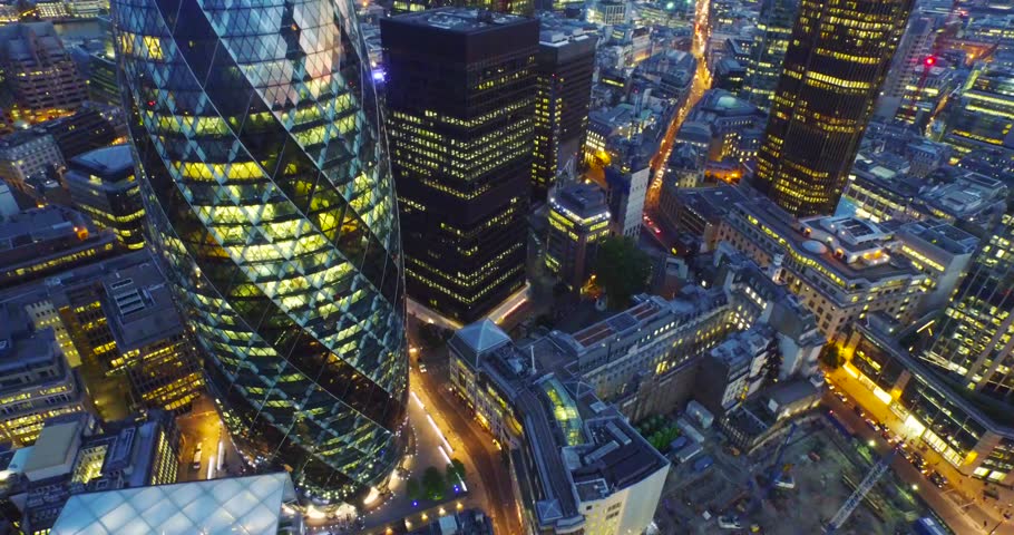 london drone shot 4k aerial footage england street central district tower shutterstock liverpool financial skyline