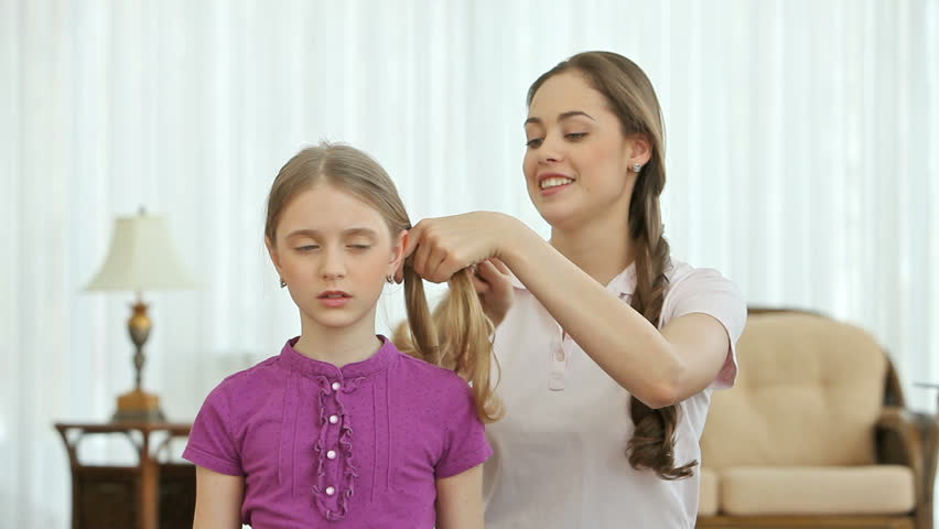 Lesbian Family Portrait With Their Old Baby Stock Footage -9642