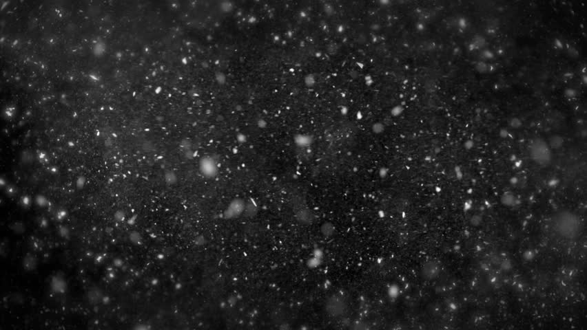 Isolated Snow Falling On Black Background Stock Footage Video 5223086 | Shutterstock