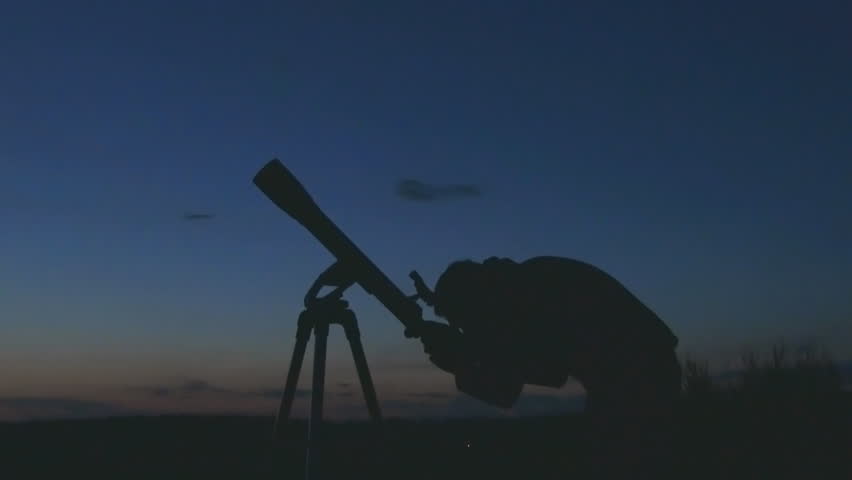 Header of astronomer