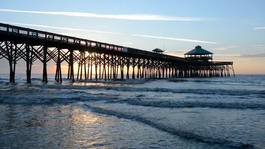 Beach In Charleston, Sc. Stock Footage Video 2977546 | Shutterstock